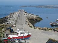 Digue du Bon retour (île-Molène)