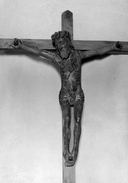 Croix : Christ en croix (3), église Paroissiale Saint Pierre (Plouguernével)