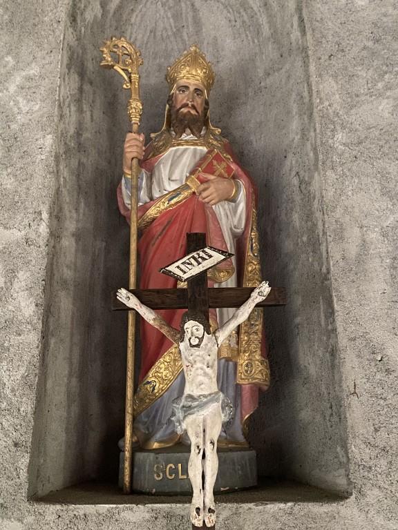 Statue  : Saint Clair, chapelle Saint-Clair, Trégadoret (Loyat)