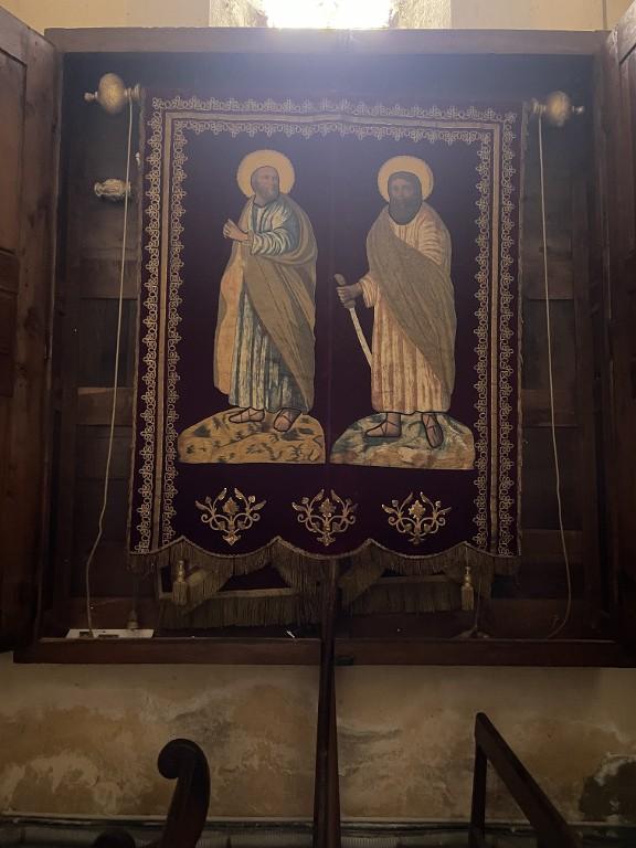 Ensemble de trois bannières de procession, église Saint-Pierre (Châteaubourg)