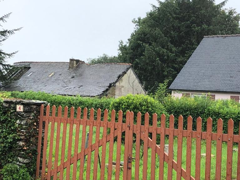 Atelier rural de tissage, rue de La Fabrique (Ploudiry)