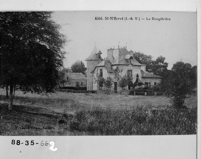 Château de la Bougatrière (Saint-M'Hervé) - ancienne enquête thématique régionale châteaux du 19e