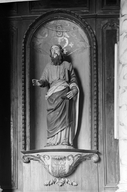 Statue (d'applique, petite nature) : saint Paul, église Paroissiale Saint Pierre (Plouguernével)