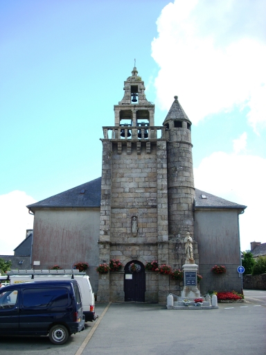 Église paroissiale Saint-Jean-Baptiste, place de l'Eglise (Lannéanou)