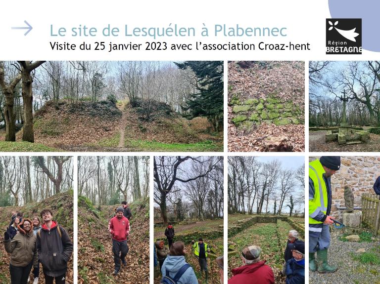 Site archéologique de Lesquélen : motte et basse-cour, La Salle (Plabennec)