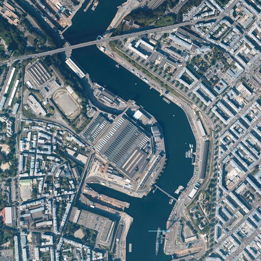 Édifice logistique et de stockage dit Bâtiment aux Lions et levée de Pontaniou, rue de Pontaniou - arsenal (Brest)