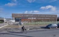 Les bâtiments construits et restructurés entre 2015 et 2021 du Lycée Pierre-Mendès-France, 34 rue Bahon-Rault (Rennes)