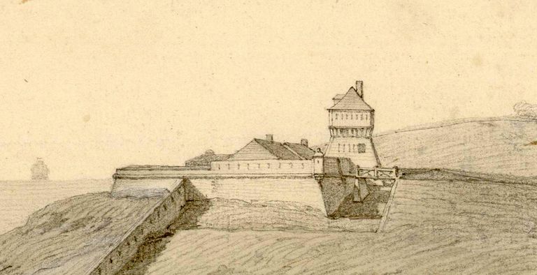 Fort du Mengant : batteries haute et basse (Plouzané)