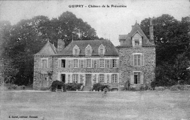 Château de la Provôtière (Guipry fusionnée en Guipry-Messac en 2016)