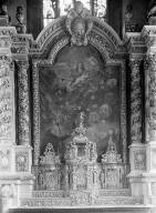 Tableau : la Donation du Rosaire, église paroissiale Notre-Dame-de-Croas-Batz (Roscoff)