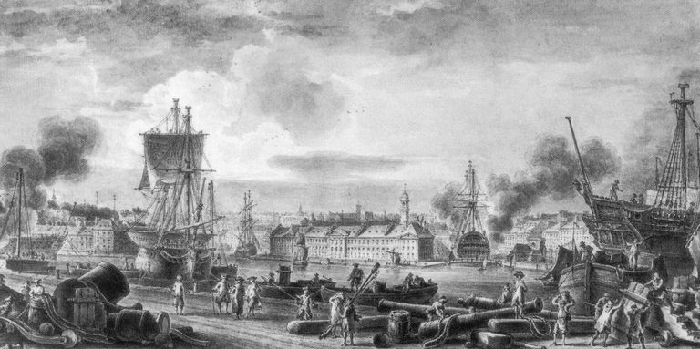 Forme de construction, bassin de radoub actuellement bassin n° 1 dit "bassin Tourville", Troulan, Arsenal (Brest)